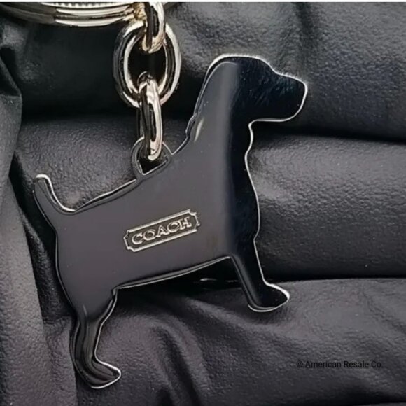 COACH Signature Jack Russel Terrier Handbag Charm Keychain Fob-Style 7321 - Picture 5 of 6